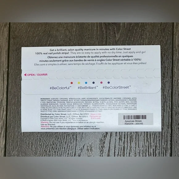 New Color Street American Dream Nail Polish Strips - Picture 4 of 4